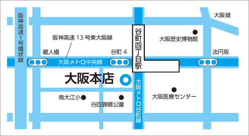 大阪本店地図画像
