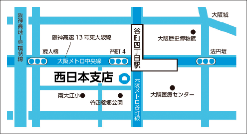 西日本支店地図画像